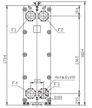 Габаритный чертёж ТПлР S57 IS.02.